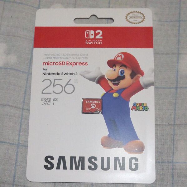 未開封新品 Nintendo Switch2対応 SAMSUNG microSD Express 256GB SDカード