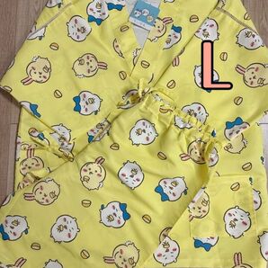 アベイル ちいかわ ハチワレ うさぎ 甚平 L イエロー 黄色