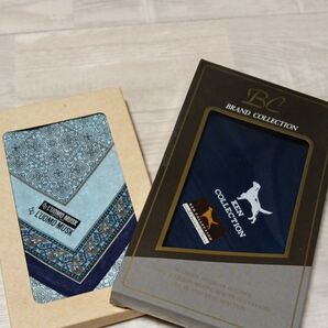 ハンカチ2枚セット L'UOMO MUSK KEN COLLECTION 未使用