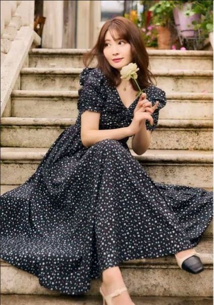 herlipto Roseraie Long Dress ワンピース ロングワンピース ロング
