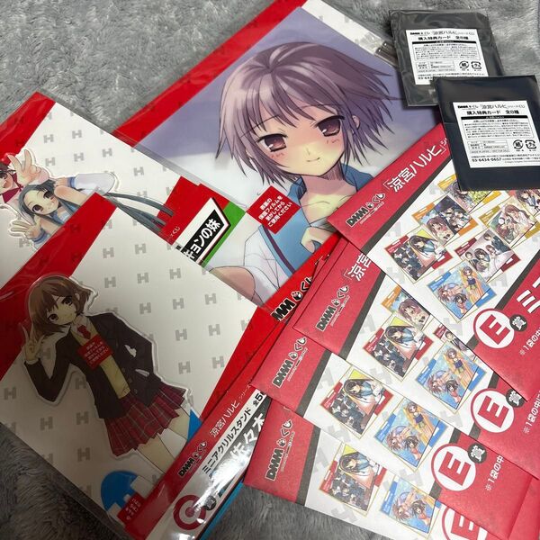 DMM くじ ラスト賞 長門有希 アクリルボード 涼宮ハルヒ シリーズ くじ 色紙 アクリル