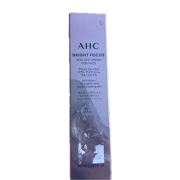 AHC ブライトフォーカス リアル アイクリーム フォーフェイス 目元ケア くま チューブ 30ml 韓国コスメ