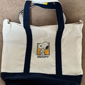 スヌーピー2Wayキャンバストートバッグ