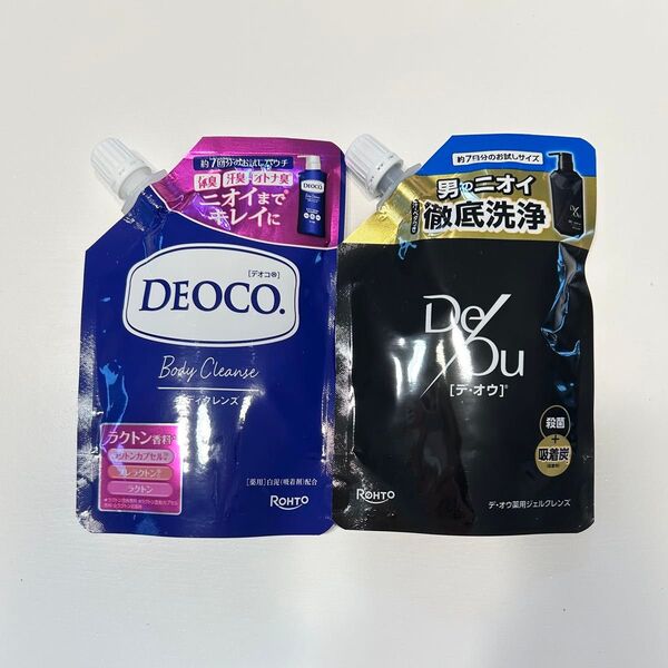 デオコ ボディクレンズ デオウ ジェルクレンズ ボディソープ サンプル サンプル 試供品 お試し