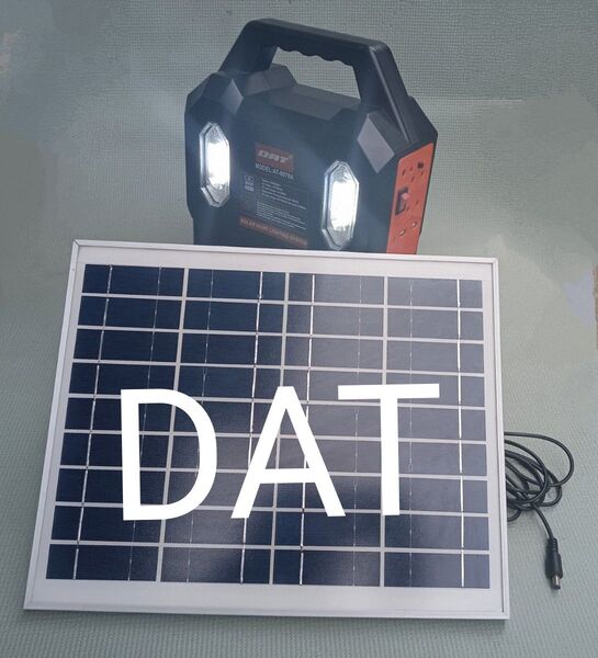 18480円 太陽光発電システム ポータブル電源 鉛蓄電池 ホームバッテリー ソーラーシステム 防災 LEDライト SOS赤色灯