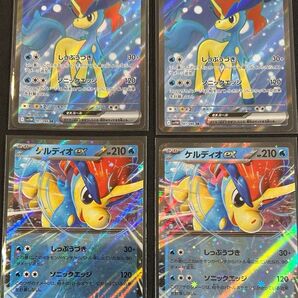 ポケモンカード ケルディオex SR 2枚(内1枚エラーカード品 枠ズレ) RR2枚