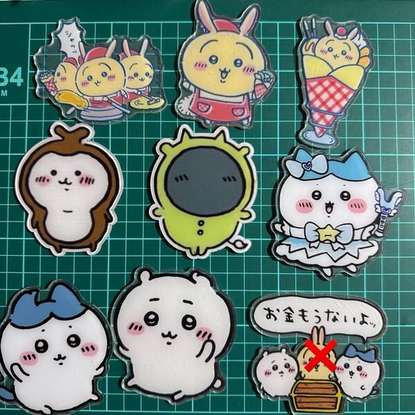 新作 ちいかわ アクリル8cm アクリルパーツ