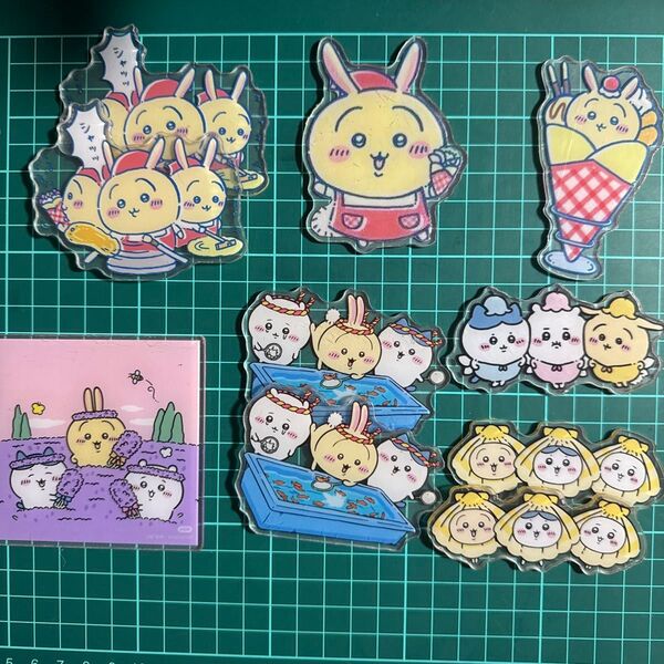 新作 ちいかわ アクリル8cm アクリルパーツ