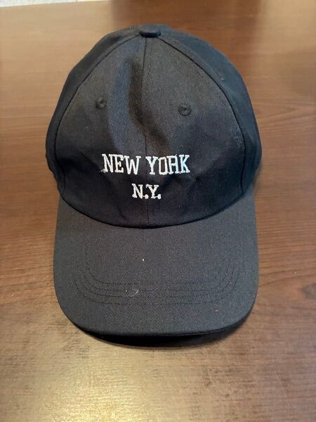 NEW YORK キャップ 黒 ブラック 帽子