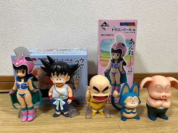 ドラゴンボール EX 孫悟空修行編 一番くじ ウーロン プーアル 悟空 クリリン チチ フィギュア 国内正規品