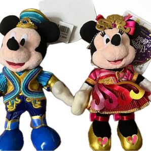 東京ディズニーランド 35周年 ミッキー&ミニー ぬいぐるみバッジ ぬいバ タグ付 Disney