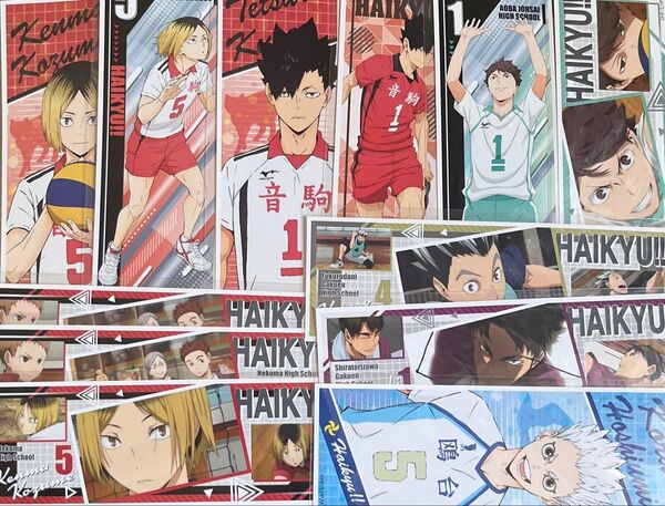 ハイキュー ロングステッカー まとめ売り② 他校