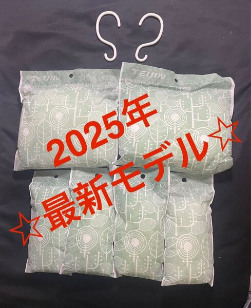 【最安】帝人 アクシア 除湿剤&消臭 乾っとソフトパックドライ 緑 大2個 スリム4個 フック2個 ☆新品未使用☆おりがみ1枚