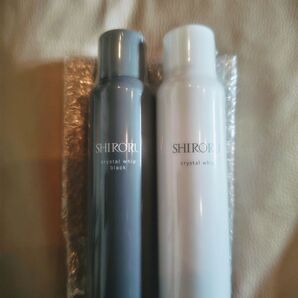 SHIRORU クリスタルホイップ シロル 泡洗顔 ブラック&ホワイトの2本セット(新品未使用)