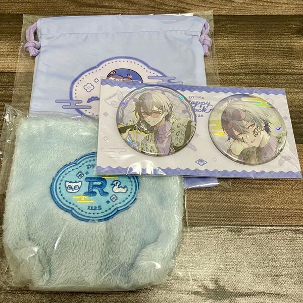 新品未開封 小柳ロウ happy pack バッチ ポーチ 巾着 3点セット
