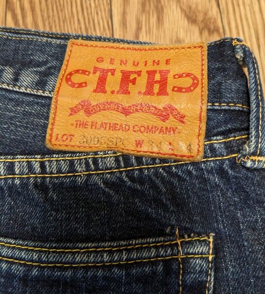 ザ フラット ヘッド the flat head 3005SPC サイズ34インチ ジーパン 数回使用 送料込み