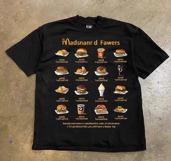 デザインTシャツ 色黒 サイズLL 新品 送料込み