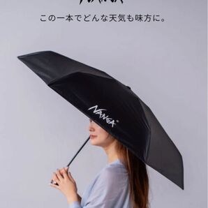 NANGA COMPACT UMBRELLA BLK