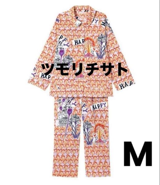 新品 ツモリチサトスリープ tsumori chisato ワコールパジャマ ルームウェア Mサイズ 長袖長ズボン ①