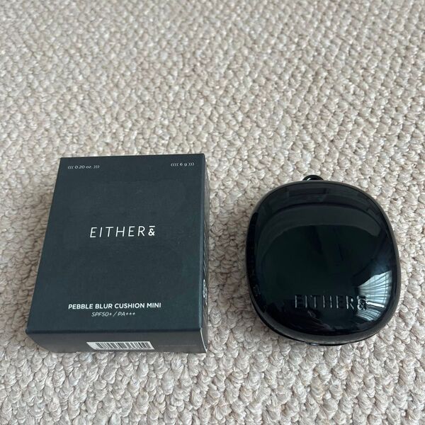 EITHER& PEBBLE BLUR CUSHION MINI SPF50+/PA+++ 21N