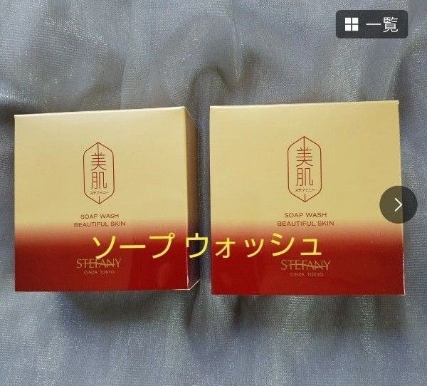 銀座ステファニー化粧品 美肌シリーズ ソープウォッシュ2個セット 新品未開封【正規品】