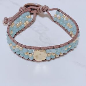 アマゾナイト ラップブレスレット