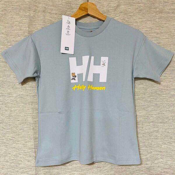 HELLY HANSENキッズ ストレッチ性 抗菌防臭半袖Tシャツ ヘリーベアティー140cm
