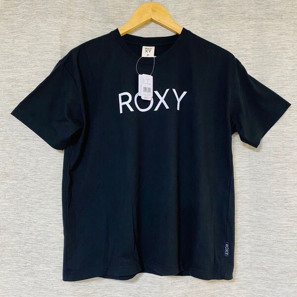 新品タグ付き ロキシー ROXY レディース半袖Tシャツ M ロゴ