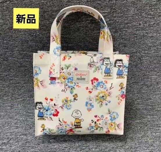 Cath Kidston×PEANUTS 花柄トートバッグ