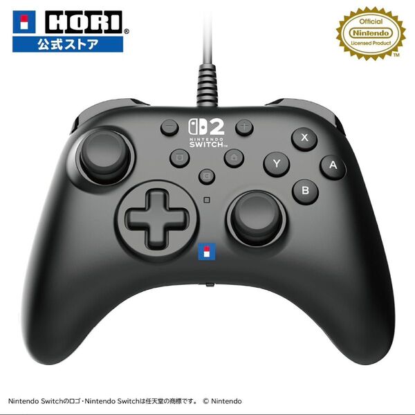 【新品未使用】HORI ホリパッド TURBO Switch2 ブラック Nintendo Switch
