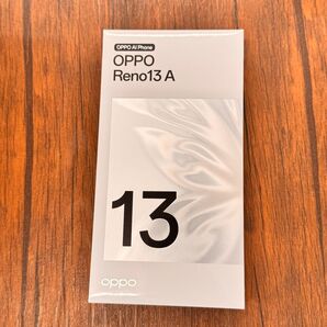 【新品未開封】OPPO Reno13 A SIMフリー