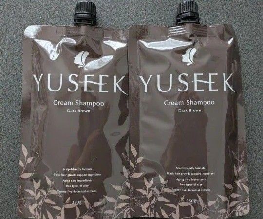 ユーシーク●クリームシャンプー●ダークブラウン●2個セット
