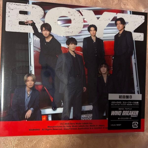 SixTONES BOYZ 初回限定盤B CD+DVD