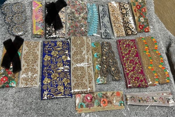インド刺繍リボン18点お得セット