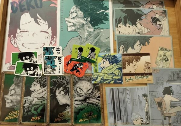 【未使用】ヒロアカ 原画展 緑谷出久 デク セット