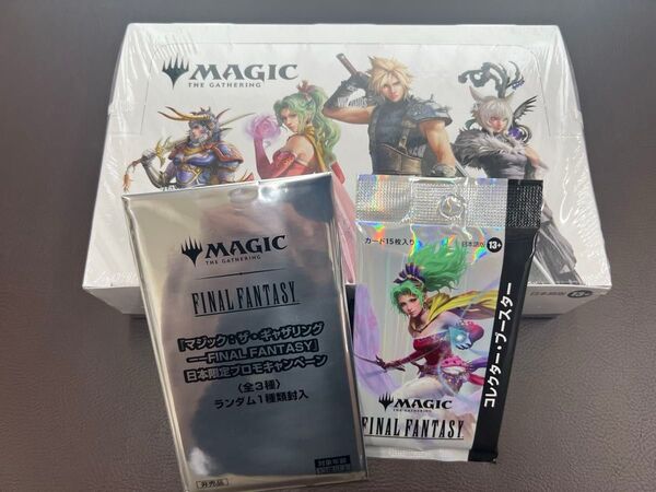 マジック:ザ・ギャザリング FINAL FANTASY 日本語版プレイブースターBOX コレクターブースター1P プロモ付き