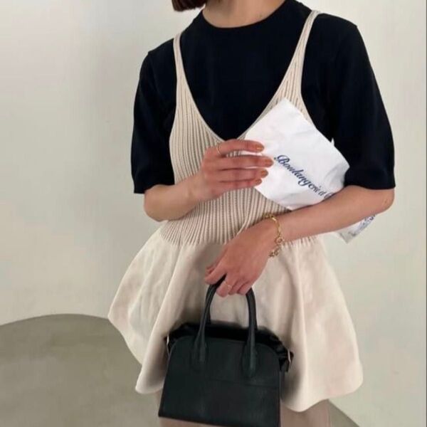 【SLOBE IENA / スローブイエナ 】25SS ペプラムビスチェ 今期 完売品