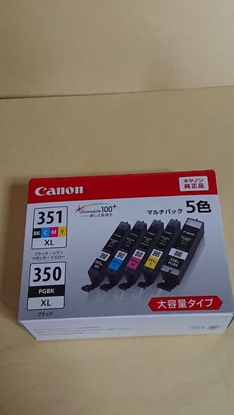 ★ キャノン純正インクBCIー BCI-351XL+ BCI-350XL5MP 大容量タイプ♪