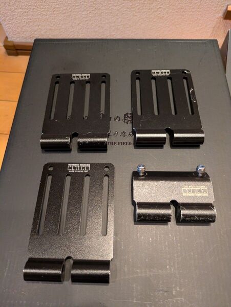 ニックス アルミ 黒 Lサイズ 3枚 アタッチメント