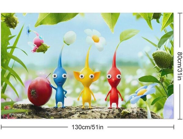 ピクミン マイクロファイバーバスタオルA ②【新品】