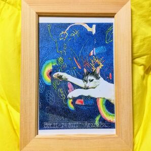 猫 伊佐周作品 複製 ミニアート 4