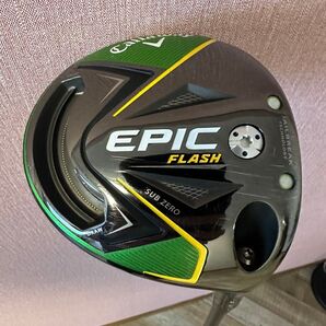 【美品】EPIC FLASH SUB ZERO エピック フラッシュ サブゼロ ドライバー 10.5 シャフトSR カーボン 純正