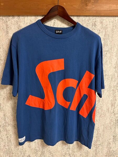 【美品】Schott ショット SS T-SHIRT "BIG LOGO" ビッグロゴ Tシャツ 半袖Tシャツ XL