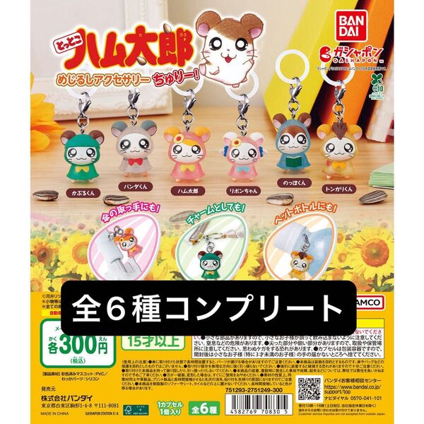 とっとこハム太郎 めじるしアクセサリー 3 コンプリート 全6種 ガチャガチャ