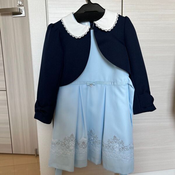 女の子 フォーマルワンピース ボレロ セット 120cm 入学式 発表会