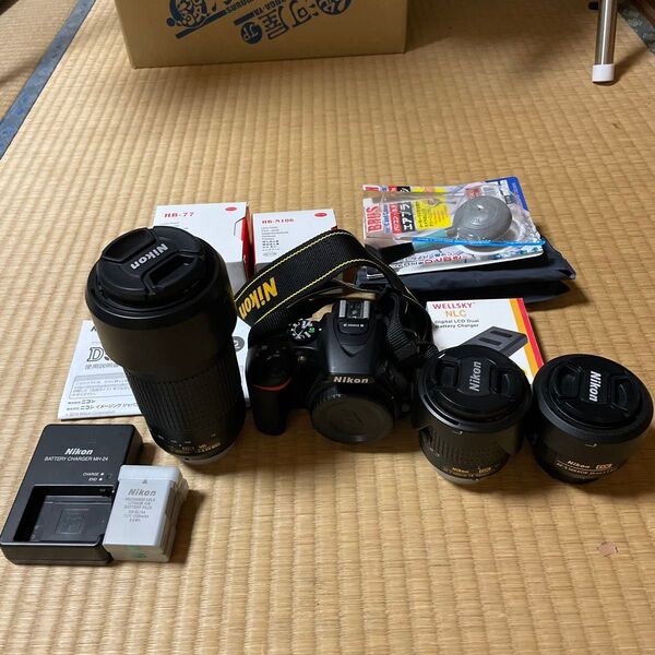 Nikon D5600 一眼レフカメラ レンズキット フルセット美品