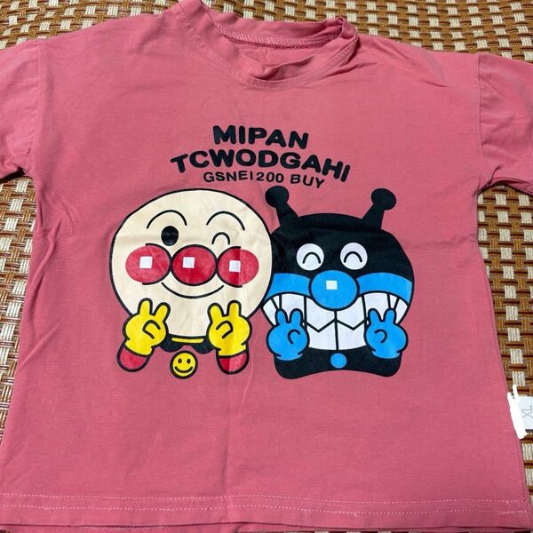 Tシャツ 半袖 120cm アンパンマン 棉100%