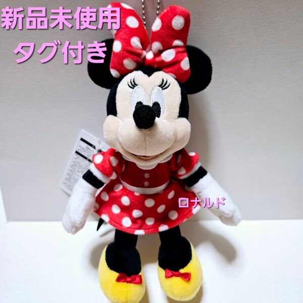 東京ディズニーリゾート ぬいぐるみバッジ ミニー 水玉 ノーマル