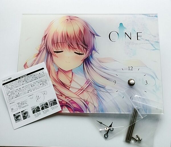 未使用品 One.アクリルクロック 輝く季節へ 樋上いたる メモリアルBOX特典 限定版 初回特典