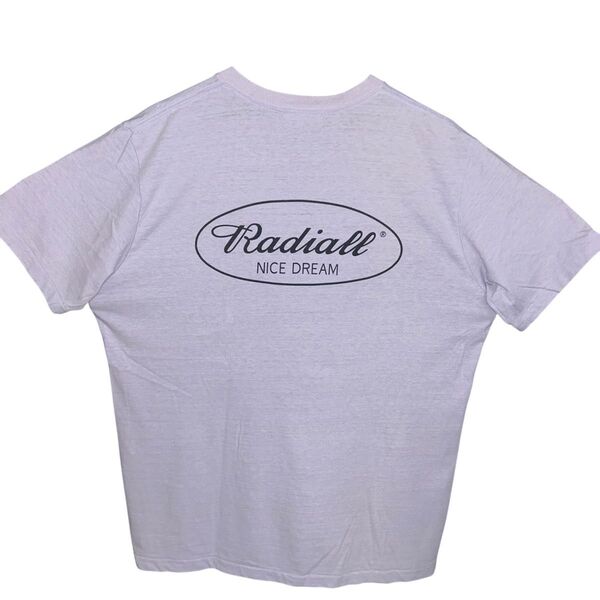 ラディアル tシャツ サイズM ブランドロゴ バックプリント